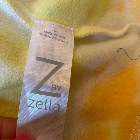 Z By Zella BNWOT "Sunset" Tie Dye Sweatshirt Pullover Cropped - Picture 6 of 7